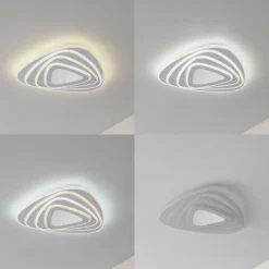 LED-loftlampe Rebeka, 48x49cm, CCT, fjernbetjening^Lindby Hot