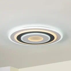 Lindby LED-loftlampe Rebeka, rund, Ø 70 cm, CCT, dæmpbar