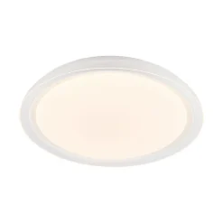 Lindby LED-loftlampe Sleya Ø 50 cm, hvid, CCT, dæmpbar