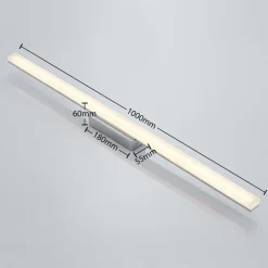 LED-loftlampe til badeværelset Levke, 100 cm, dæmpbar, IP44^Lindby Online