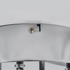 Lindby LED-loftlampe Yael, kromfarvet, metal, 67 cm lang