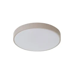 Lindby LED-loftlampe Zylo, lysegrå, Ø 49 cm, CCT, dæmpbar