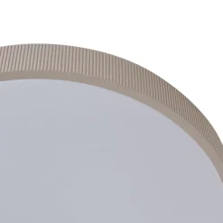 Lindby LED-loftlampe Zylo, lysegrå, Ø 49 cm, CCT, dæmpbar