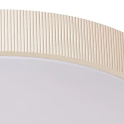 Lindby LED-loftlampe Zylo, beige, Ø 49 cm, CCT, dæmpbar