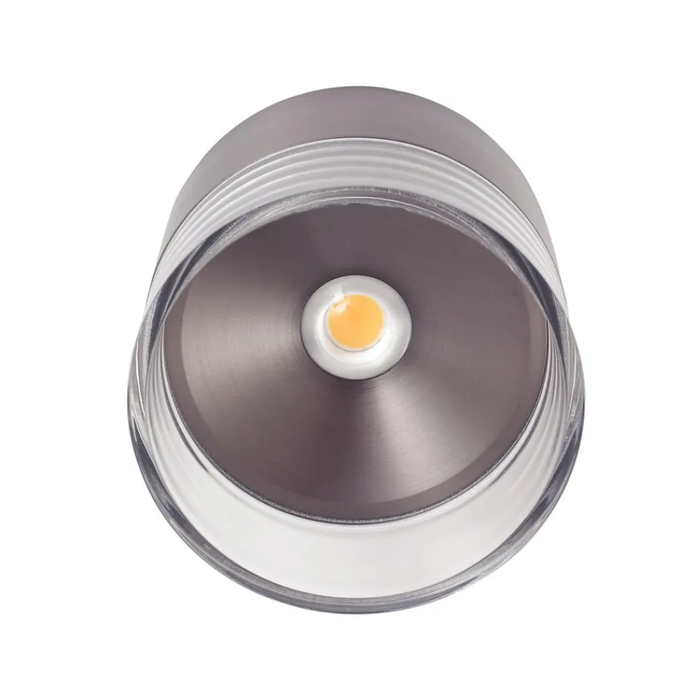 LED-loftslampe Dalila, sort, Ø 10 cm, aluminium^Lindby Clearance