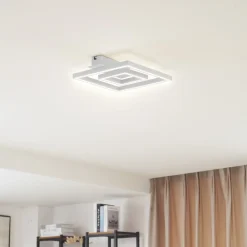 LED-loftslampe Madamo, hvid, 30 cm, 3000K^Lindby Hot