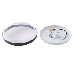 Lindby LED-loftslampe Medon Ø 29 cm sort plast IP44