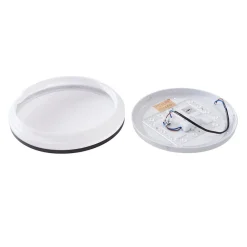 LED-loftslampe Nymira, 4.000 K, plast^Lindby New