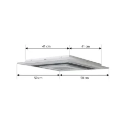 LED-loftslampe Rebeka, 50 x 50 cm, CCT, dæmpbar^Lindby Discount