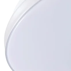 LED-loftslampe Silvryn krom/hvid plast 3000K^Lindby Discount