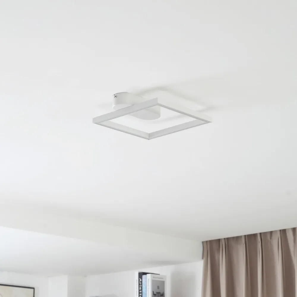 Lindby LED-loftslampe Yulla, hvid