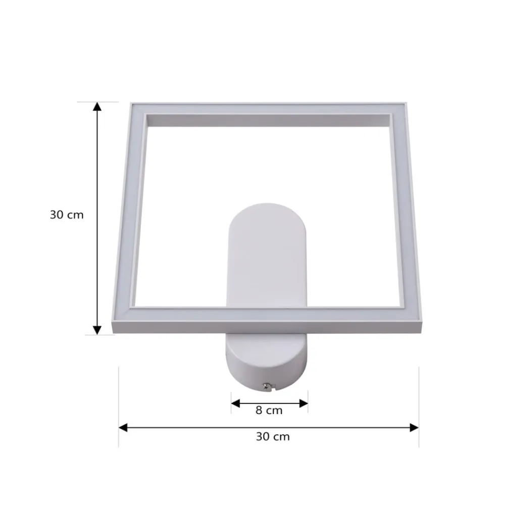 Lindby LED-loftslampe Yulla, hvid