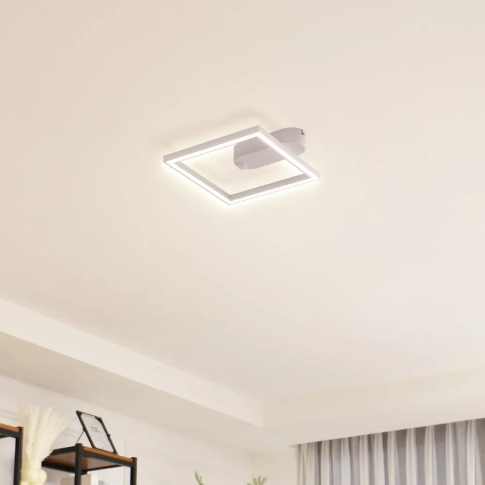 LED-loftslampe Yulla, hvid, bevægelsesdetektor^Lindby Best