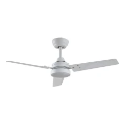 Lindby LED-loftventilator Aerallo, hvid, CCT, støjsvag