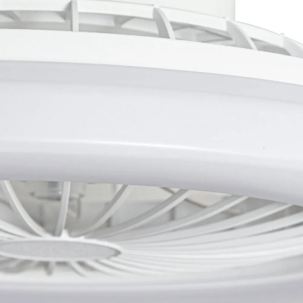 Lindby Loftventilatorer>LED-loftventilator Vedin, DC, støjsvag, Ø 49 cm, CCT