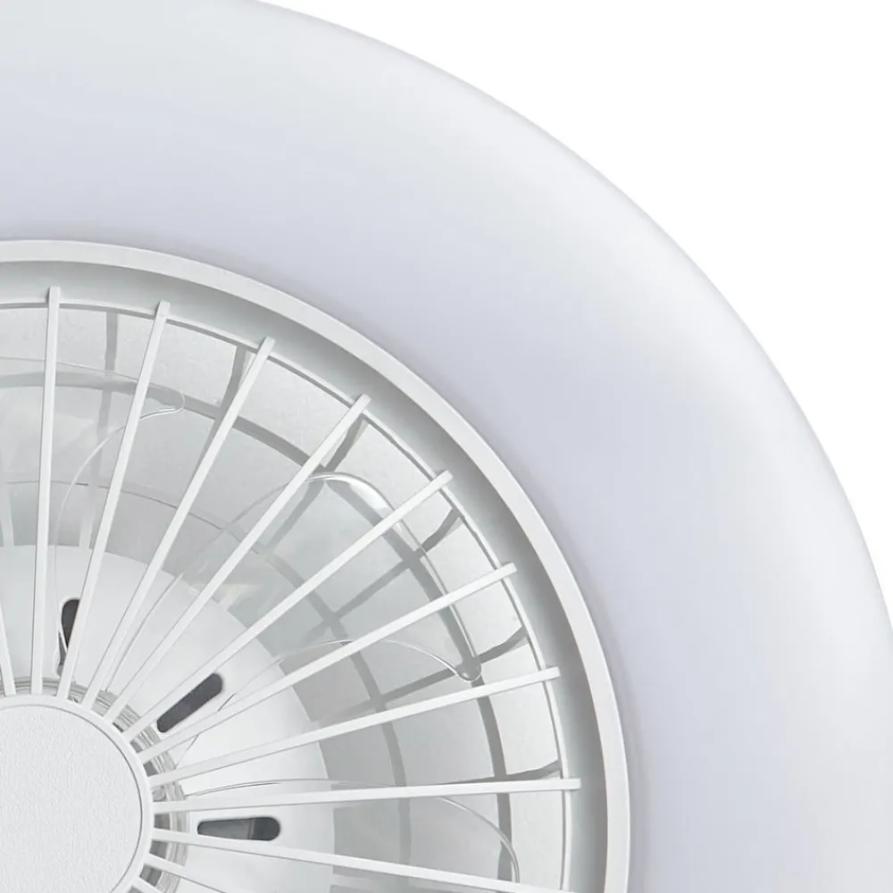 Lindby Loftventilatorer>LED-loftventilator Vedin, DC, støjsvag, Ø 49 cm, CCT