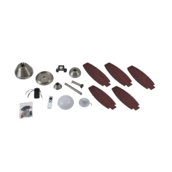 Lindby LED-loftventilator Klasika, DC, støjsvag, 106 cm, CCT