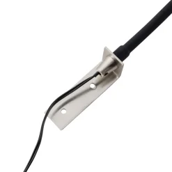 LED-læselampe Flexola, nikkel, rund, metal, stik^Lindby Discount