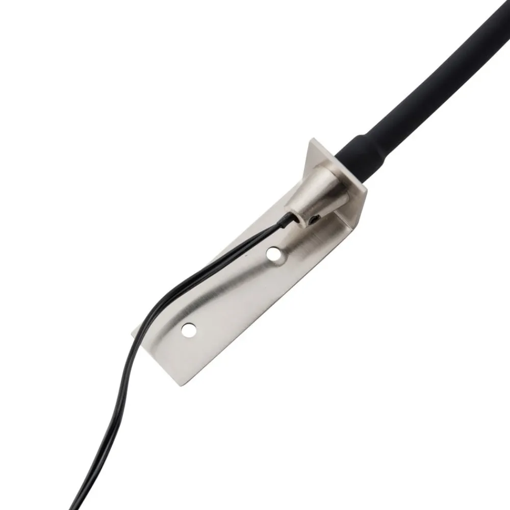 LED-læselampe Flexola, nikkel, rund, metal, stik^Lindby Discount