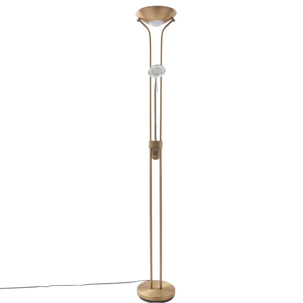 Lindby LED-læselampe Josefin, bronze, læselampe, dæmpbar