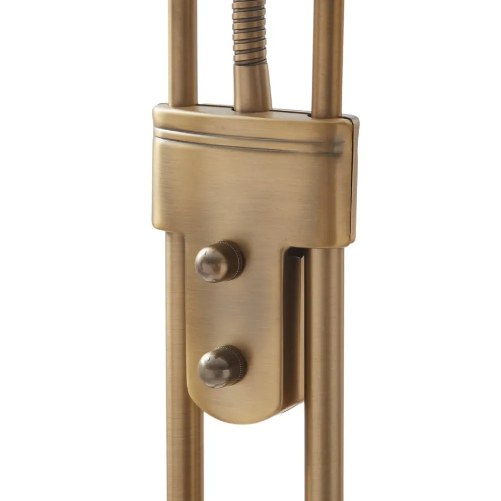 Lindby LED-læselampe Josefin, bronze, læselampe, dæmpbar