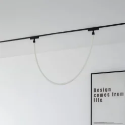 LED-lysslange Lumaro, længde 150 cm, tekstil, 48V^Lindby New