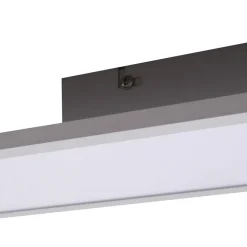 Lindby LED-panel Enhife, hvid, 80 x 20 cm, metal, 4.000 K