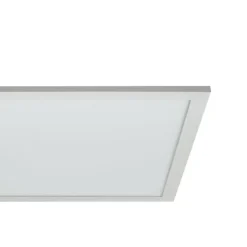 Lindby LED-panel Enja, hvid, aluminium, 39,5 cm x 39,5 cm