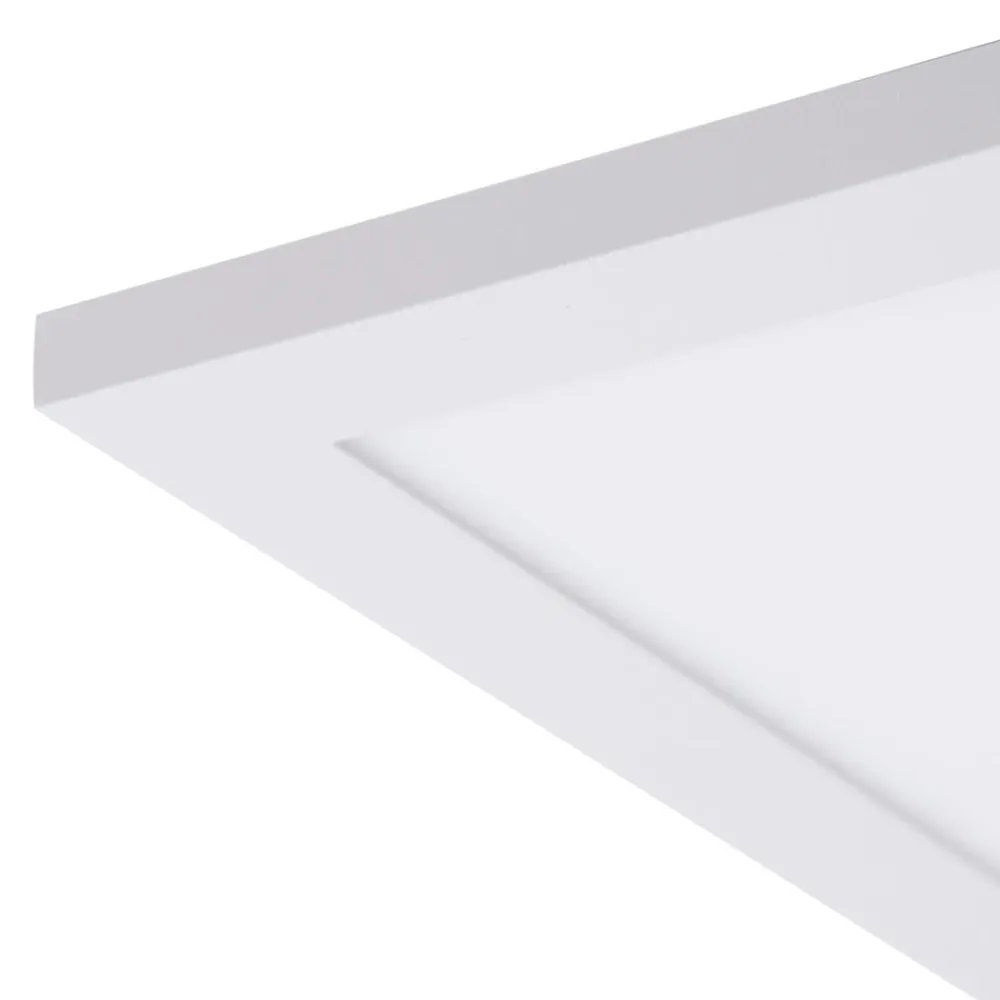 Lindby Arbejdsrum/Kontor>LED-panel Lamin, hvid, 40 cm, CCT, dæmpbar, fjernbetjening