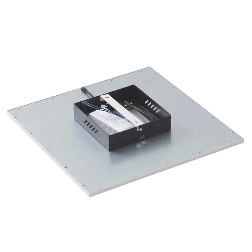 Lindby Arbejdsrum/Kontor>LED-panel Lamin, hvid, 40 cm, CCT, dæmpbar, fjernbetjening