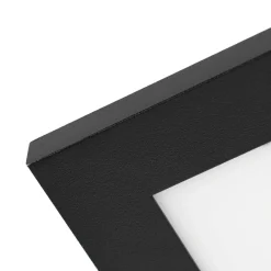 LED-panel Lamin, sort, 30 cm, CCT, dæmpbar, fjernbetjening^Lindby Discount