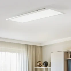 Lindby Arbejdsrum/Kontor|Gang>LED-panel Livel, CCT, 80 cm x 30 cm, fjernbetjening