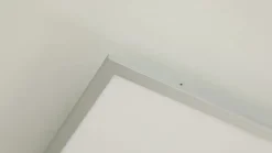 Lindby LED-panel Livel, 4000K, 40 cm x 40 cm, sølv, metal