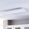 Lindby LED-panel Livel, 4000K, 120cm x 30cm, sølv, metal