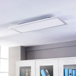 LED-panel Livel, sæt med 2, 4.000 K, 80 x 30 cm, sølv^Lindby Sale