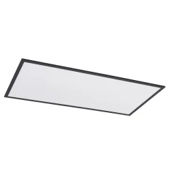 LED-panel Nelios, 120 x 60 cm, CCT, sort, metal^Lindby Best