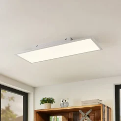 LED-panel Quais, 80 x 30 cm, hvid, metal, 4.000K^Lindby Discount