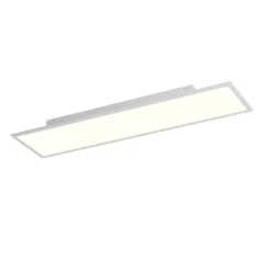 Lindby LED-panel Quais, 30 x 120 cm, hvid, aluminium, 4.000K