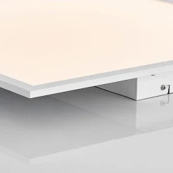 Lindby LED-panel Quais, 60 x 60 cm, hvid, aluminium, 4.000K