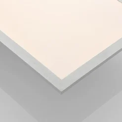 Lindby LED-panel Stenley, 4.000 K, 60 cm x 30 cm, sølv/hvid