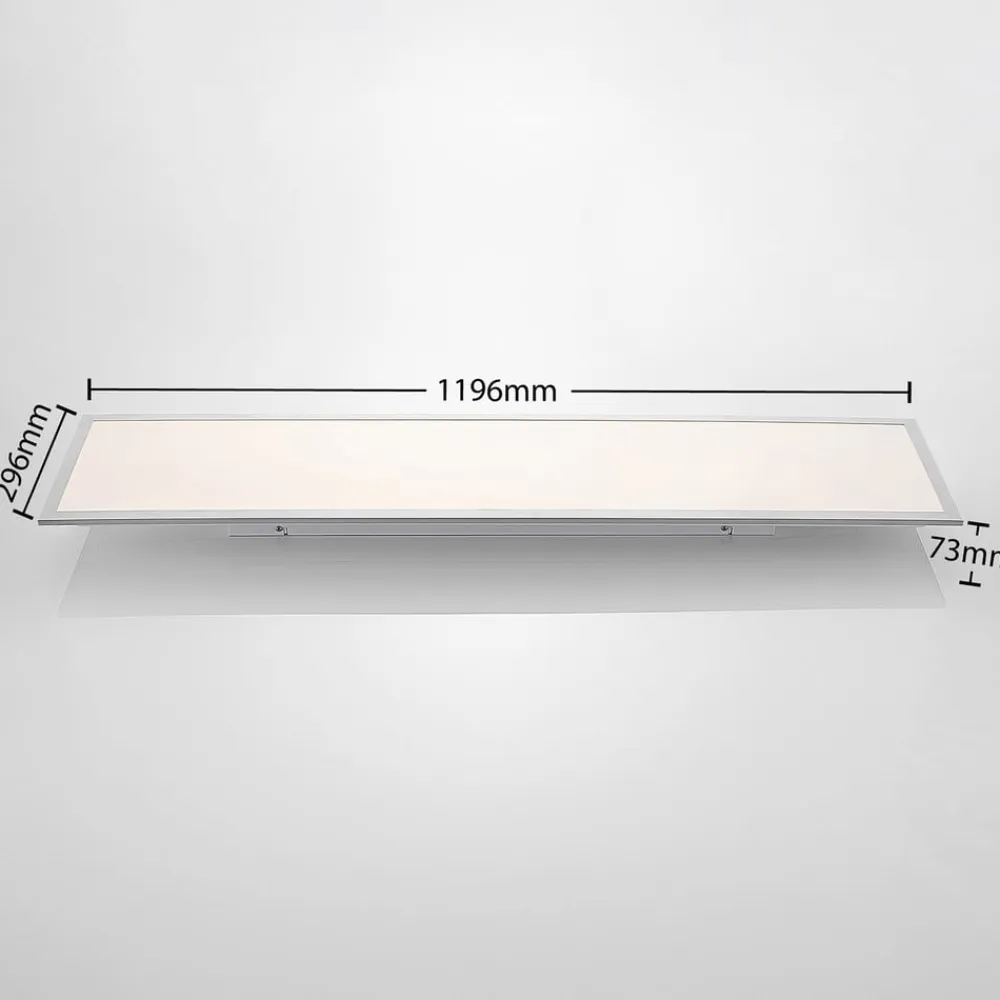 LED-panel Stenley, CCT, 120 cm x 30 cm, dæmpbar^Lindby Best