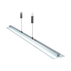 LED-pendellampe Sladja, krom, glas, touchdæmper^Lindby New