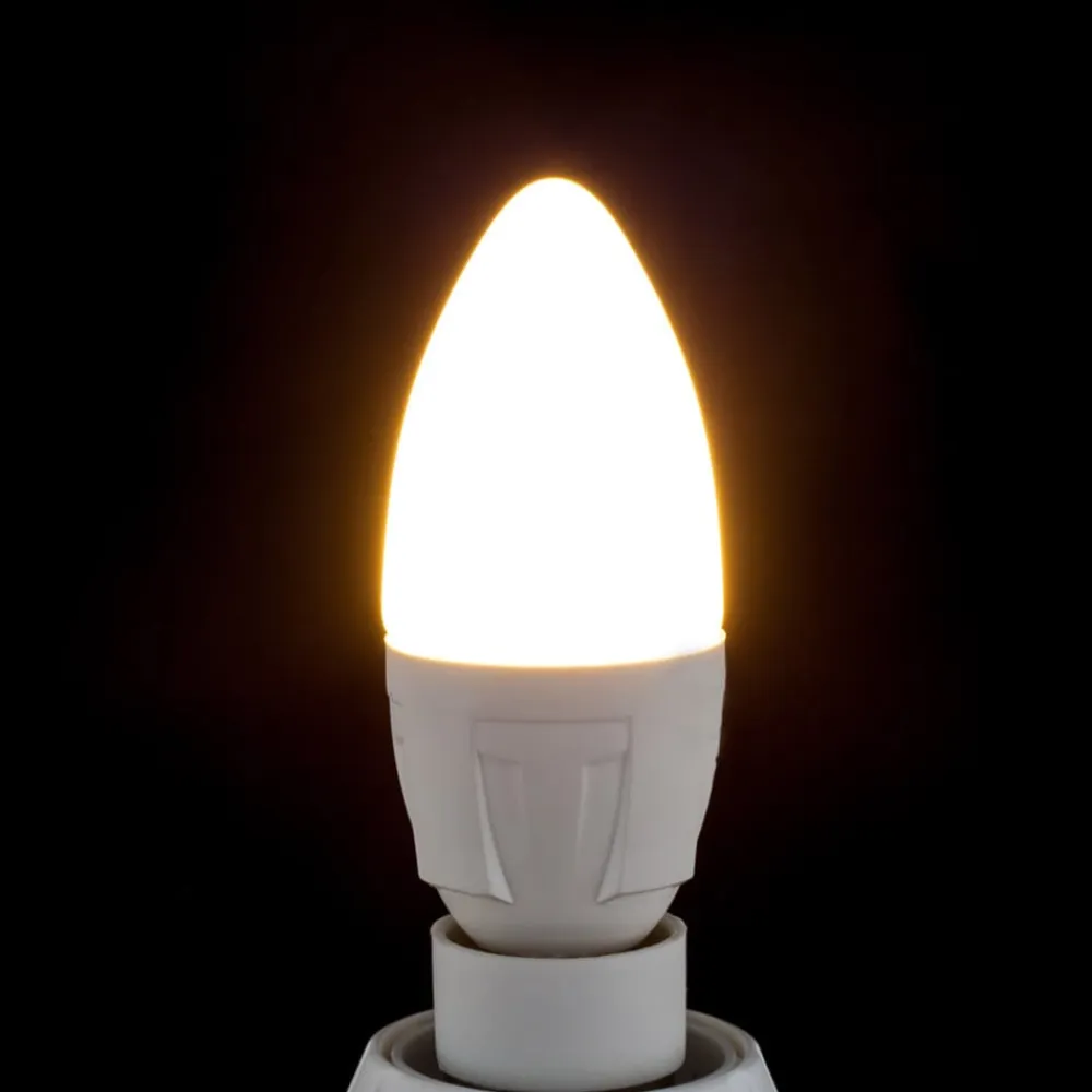 Lindby Led Pærer>LED-pære, E14, 4,9 W, mat, 3.000 K