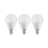 Lindby Led Pærer>LED-pære E14 G45 4,5W 3.000K opal sæt med 3 stk
