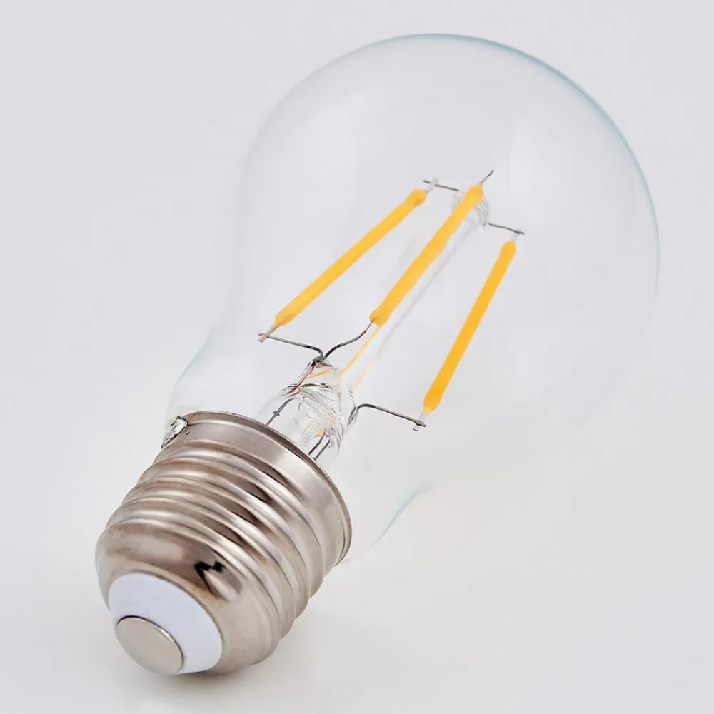 Lindby Filament Pære|Led Pærer>LED-pære, glødetråd, E27, 4W, klar, 2700K