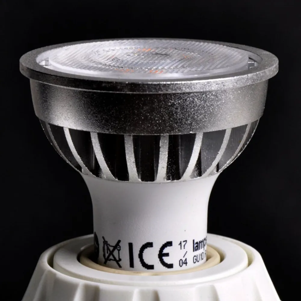 Lindby Led Pærer>LED-reflektor GU10 5 W klar 3.000 K 55° sæt med 10 stk