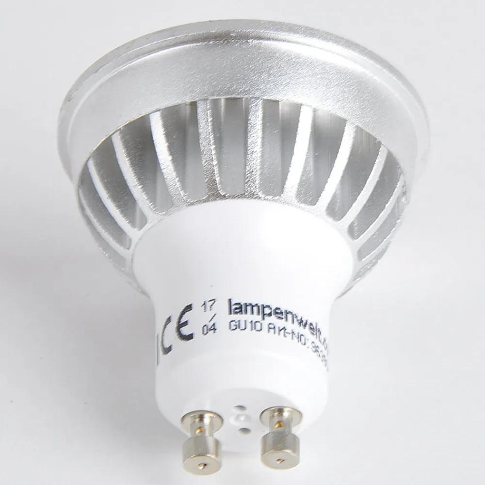 Lindby LED-reflektor GU10 5 W klar 3.000 K 55° sæt med 2 stk