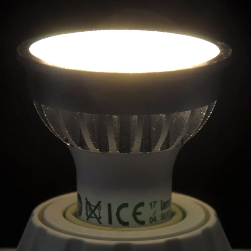 Lindby LED-reflektor GU10 5 W klar 3.000 K 55° sæt med 2 stk