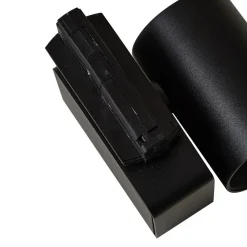 Lindby LED-skinnespot Linaro/Brinja, sort, 1-faset