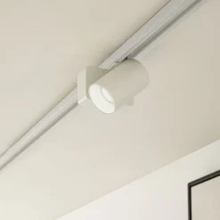 Lindby Skinnesystem>LED-skinnespot Linaro/Brinja, hvid, 1-faset